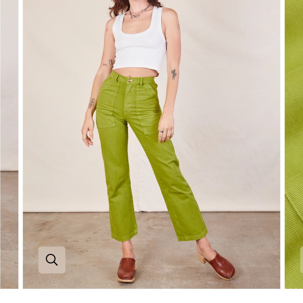 Big Bud Press Work Pants in “Gross Green”